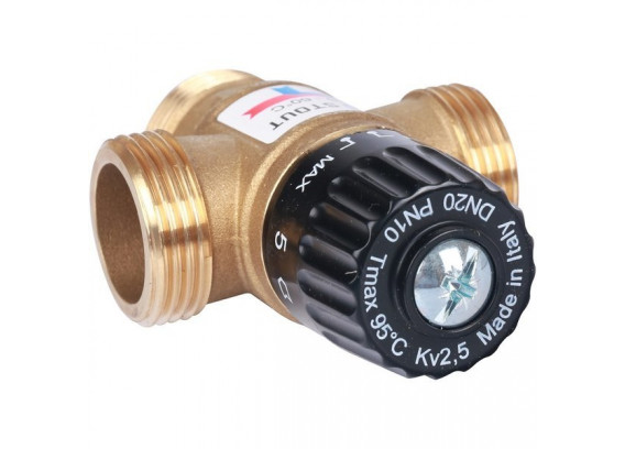 Термостатический смесительный клапан Stout 1 НР 35-60°С KV 2.5 SVM-0120-256025