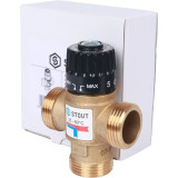 Термостатический смесительный клапан Stout 1 НР 35-60°С KV 2.5 SVM-0120-256025