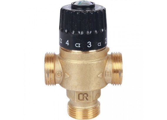 Термостатический смесительный клапан Stout 3/4 НР 30-65°С KV 2.3 SVM-0125-236520