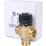 Термостатический смесительный клапан Stout 3/4 НР 30-65°С KV 2.3 SVM-0125-236520