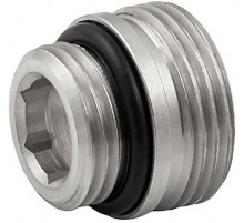 Ниппель переходной с уплотнением Elsen 1/2 O-ring х 3/4 евроконус никелированный EVR04.0004