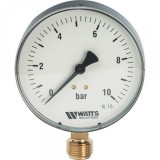Манометр радиальный Watts MDR 100 мм 10 бар 1/2 10008078