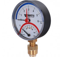 Термоманометр радиальный Watts F+R828 (TMRP) 80 мм, 6 бар 10018749