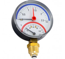Термоманометр радиальный Watts F+R828 (TMRP) 80 мм, 2.5 бар 10009472