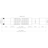 Труба гофрированная Mcalpine 40-50 мм (420-1000 мм) MRMF2P