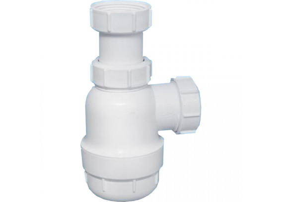 Сифон для раковины Mcalpine 1 1/2 х 40 мм бутылочный без выпуска MRSK2-NW
