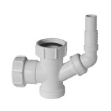 Тройник Mcalpine 1 1/2 НР х 1 1/2 ВР х 40 мм с адаптером 40EBWM