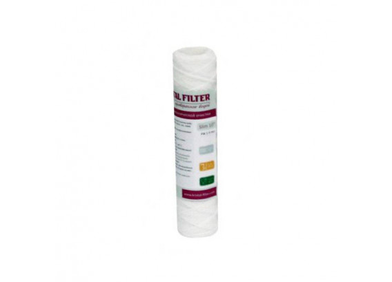 Картридж Kristal filter Slim PW 10 полипропиленовая нить (50 мкр) 3102110