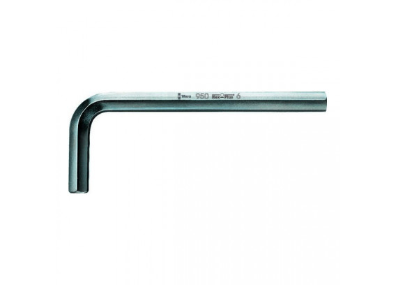 Ключ Г-образный Wera 4.5 мм метрический хромированный WE-021035
