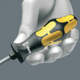 Отвертка долото шлицевая Wera Kraftform Plus 932 A, 1.0 x 5.5 x 100 мм WE-018264