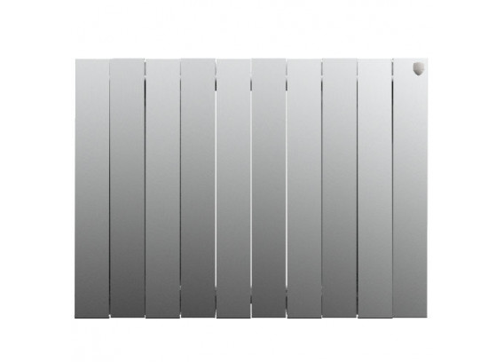 Радиатор биметаллический Royal Thermo PianoForte 500 мм - 10 секций (серебристый)