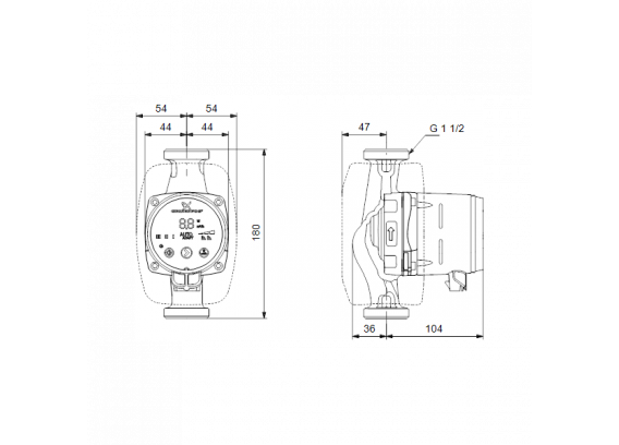 Насос циркуляционный Grundfos ALPHA 2 25-40 99420002