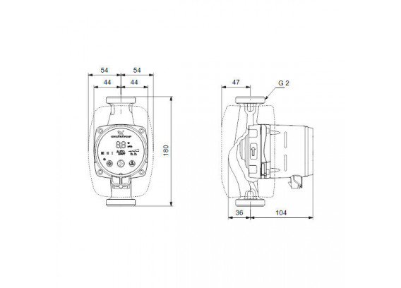 Насос циркуляционный Grundfos ALPHA 2 32-40 99420016
