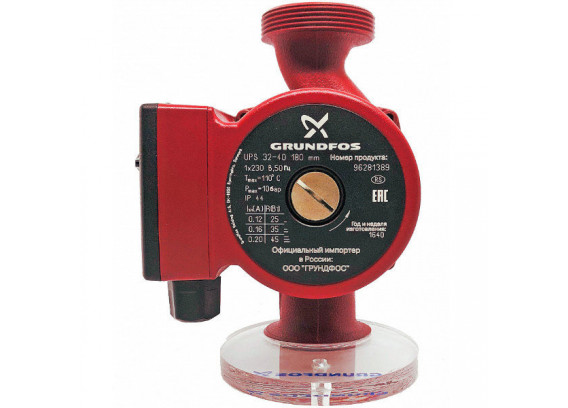 Насос циркуляционный Grundfos UPS 32-40 180 мм 96281389