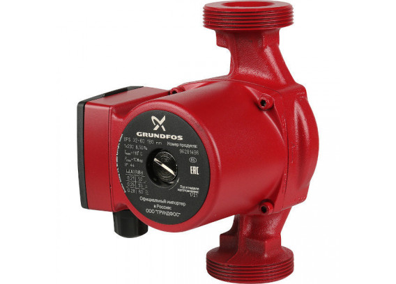 Насос циркуляционный Grundfos UPS 32-60 180 мм 96281496