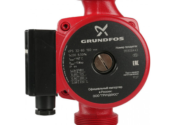 Насос циркуляционный Grundfos UPS 32-80 180 мм 95906443