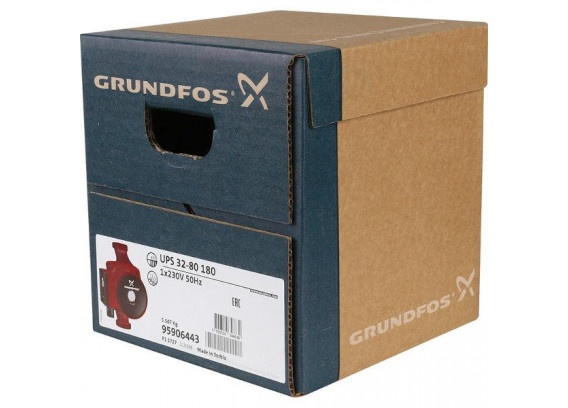 Насос циркуляционный Grundfos UPS 32-80 180 мм 95906443