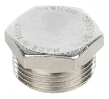 Заглушка Stout 1/4 НР никелированная SFT-0025-000014