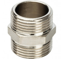 Ниппель равнопроходной Stout 1/2 никелированный SFT-0004-001212