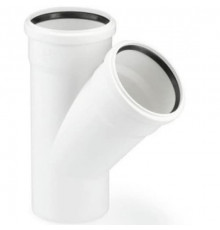 Тройник канализационный Rehau Raupiano Plus 90 х 90 мм 45° 11232941001