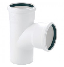 Тройник канализационный Rehau Raupiano Plus 90 х 90 мм 87° 11233041001