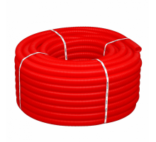 Гофротруба Elsen FlexLight, Ø 25, наружный Ø 40, красная, бухта 30 м
