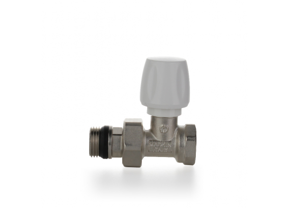 Вентиль ручной Elsen, прямой, 1/2" В - 1/2" Н с уплотнением O-RING