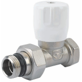 Вентиль отсекающий Elsen, прямой, 1/2" — 1/2", ВН, никелированный