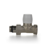 Вентиль отсекающий Elsen, прямой, 1/2" — 1/2", ВН, никелированный