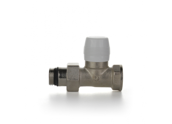 Вентиль отсекающий Elsen, прямой, 1/2" — 1/2", ВН, никелированный