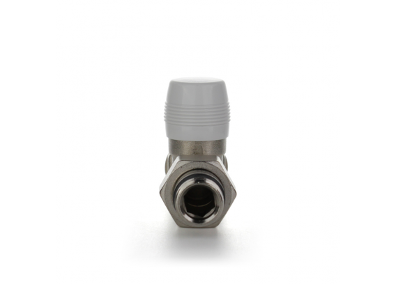 Вентиль отсекающий Elsen, прямой, 1/2" — 1/2", ВН, никелированный
