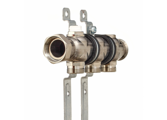 Коллекторная группа Elsen НГ 1", 6 контуров 3/4" EK, нержавеющая сталь