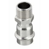 Соединитель Valtec 18 мм х 1/2" НР из нержавеющей стали VTi.901.I.001804