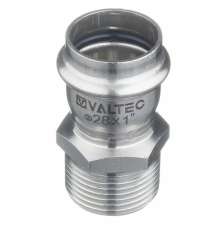 Соединитель Valtec 28 мм х 1" НР из нержавеющей стали VTi.901.I.002806