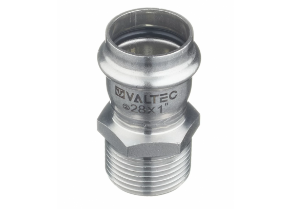 Соединитель Valtec 28 мм х 1" НР из нержавеющей стали VTi.901.I.002806