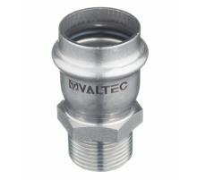 Соединитель Valtec 35 мм х 1" НР из нержавеющей стали VTi.901.I.003506