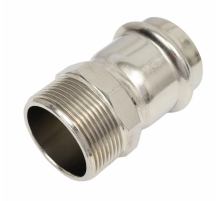 Соединитель Valtec 42 мм х 1 1/2" НР из нержавеющей стали VTi.901.I.004208