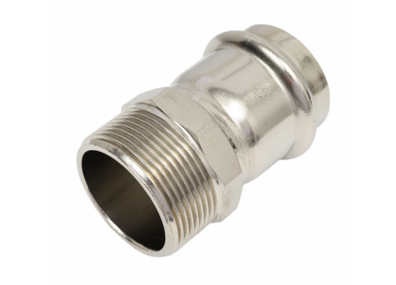 Соединитель Valtec 42 мм х 1 1/2" НР из нержавеющей стали VTi.901.I.004208
