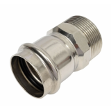 Соединитель Valtec 42 мм х 1 1/2" НР из нержавеющей стали VTi.901.I.004208