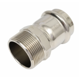 Соединитель Valtec 54 мм х 2" НР из нержавеющей стали VTi.901.I.005409