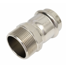 Соединитель Valtec 54 мм х 2" НР из нержавеющей стали VTi.901.I.005409