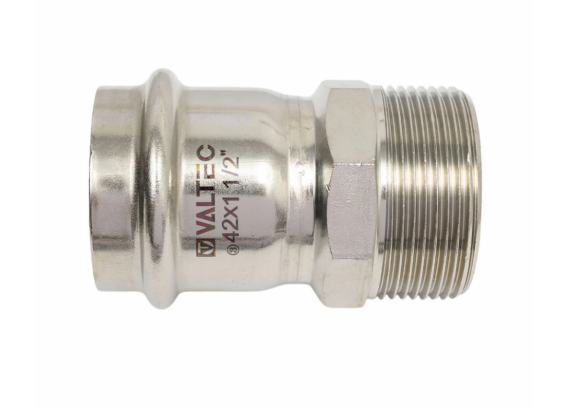 Соединитель Valtec 54 мм х 2" НР из нержавеющей стали VTi.901.I.005409