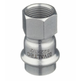 Соединитель Valtec 22 мм х 1/2" ВР из нержавеющей стали VTi.902.I.002204