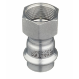 Соединитель Valtec 22 мм х 3/4" ВР из нержавеющей стали VTi.902.I.002205