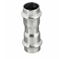 Муфта пресс Valtec 18 х 18 мм из нержавеющей стали VTi.903.I.001818