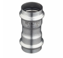Муфта пресс Valtec 28 х 28 мм из нержавеющей стали VTi.903.I.002828