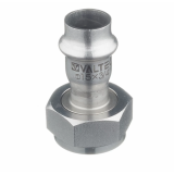 Соединитель Valtec 15 мм х 3/4" с накидной гайкой из нержавеющей стали VTi.908.I.001505