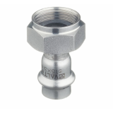 Соединитель Valtec 15 мм х 3/4" с накидной гайкой из нержавеющей стали VTi.908.I.001505