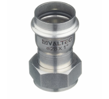 Соединитель Valtec 35 мм х 1 1/4" с накидной гайкой из нержавеющей стали VTi.908.I.003507