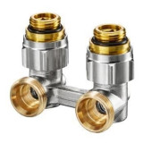 Узел нижнего подключения Oventrop Multiflex F ZB угловой 1/2 НР x 3/4 НР 1015884